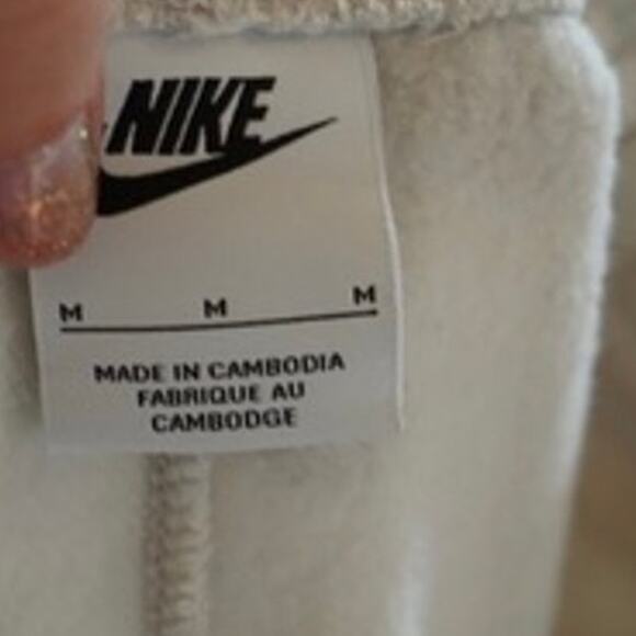 Nike Pull On High Rise Jogger Pants Bone Mens Size Medium BV2671-072 - Picture 4 of 7